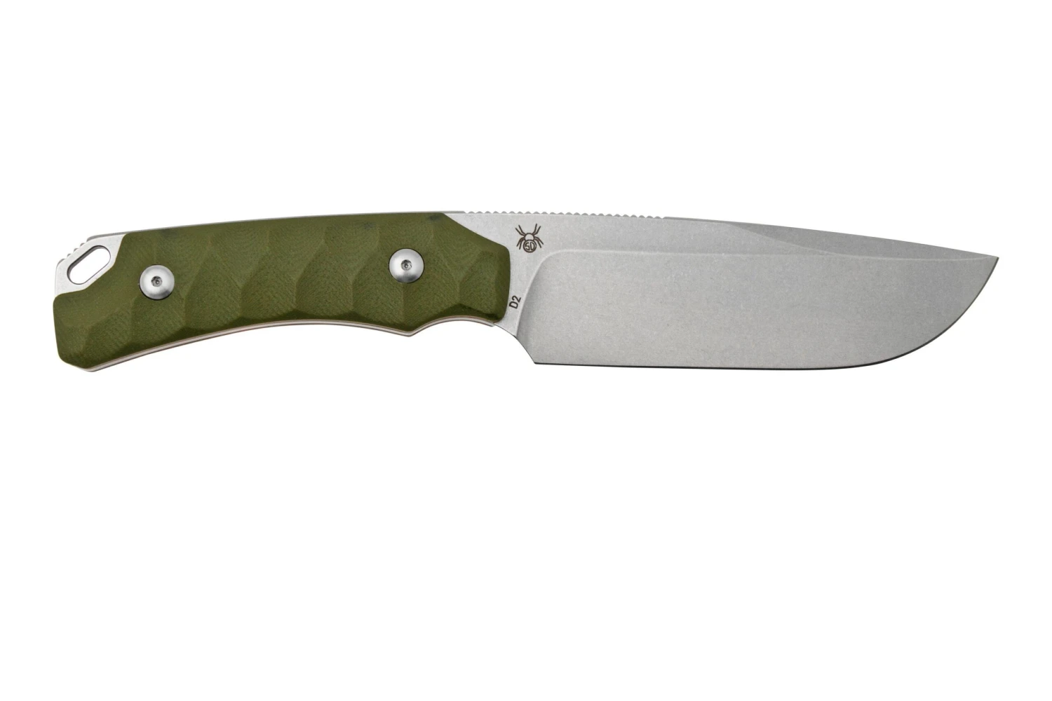 Black Fox Lynx, D2 Stonewash, OD Green G10, BF-756OD Couteau Fixe 2 Black Fox Lynx, D2 Stonewash, OD Green G10, BF-756OD Couteau Fixe – Image 2