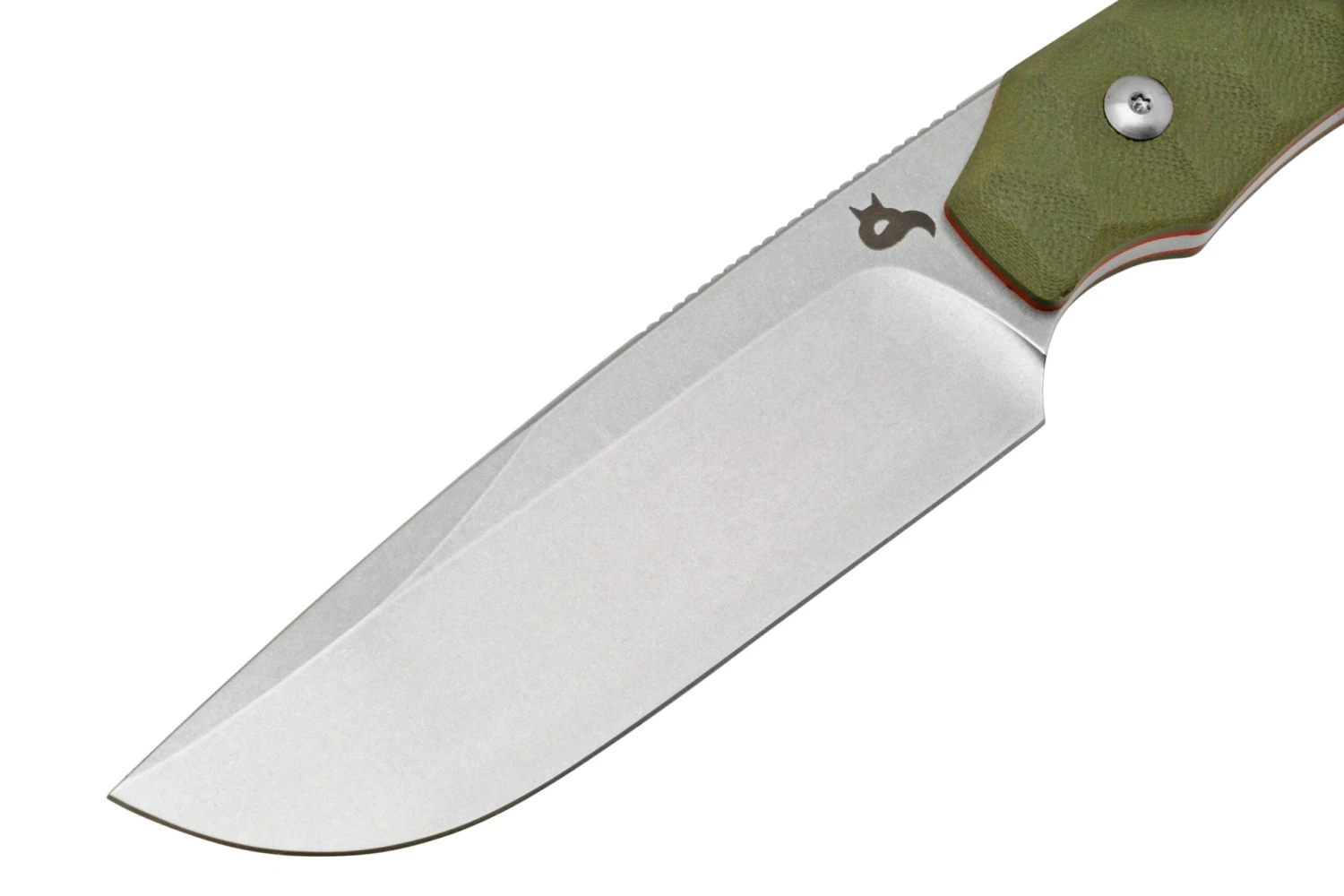 Black Fox Lynx, D2 Stonewash, OD Green G10, BF-756OD Couteau Fixe 3 Black Fox Lynx, D2 Stonewash, OD Green G10, BF-756OD Couteau Fixe – Image 3
