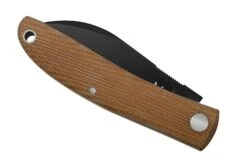 Fox Knives Livri FX-273MCBB Knivesandtools Exclusive, Brown Micarta, Black Couteau De Poche Slipjoint -Marché Couteaux Magasin FOFX 273MCBB 06 foxknives