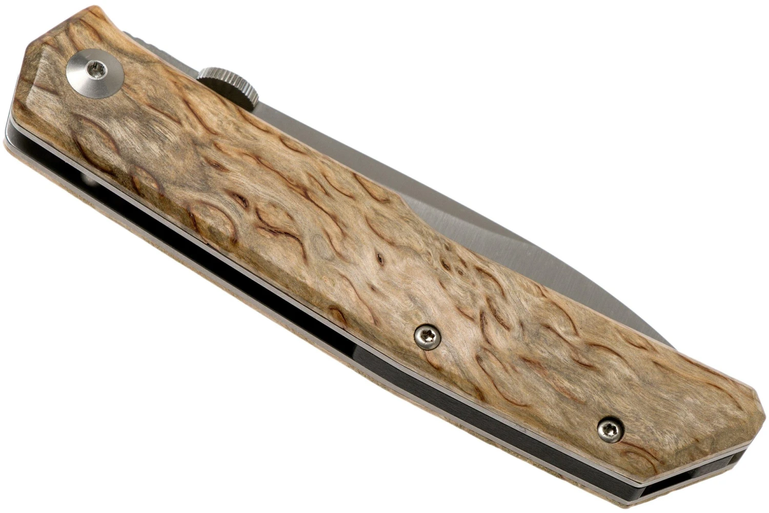 Fox Knives FX-525BE Curly Birch Couteau De Poche, Bob Terzuola Design 4 Fox Knives FX-525BE Curly Birch Couteau De Poche, Bob Terzuola Design – Image 4