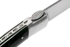 Le Thiers Gentleman Couteau De Poche Buffle Noir T9PCN Poli By Fontenille Pataud -Marché Couteaux Magasin FPT9PCN 06 fontenille pataud