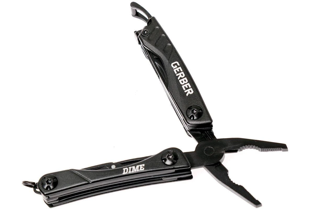 Gerber Dime Micro Pince Multifonction Noire, 30-000469 1 Gerber Dime Micro Pince Multifonction Noire, 30-000469