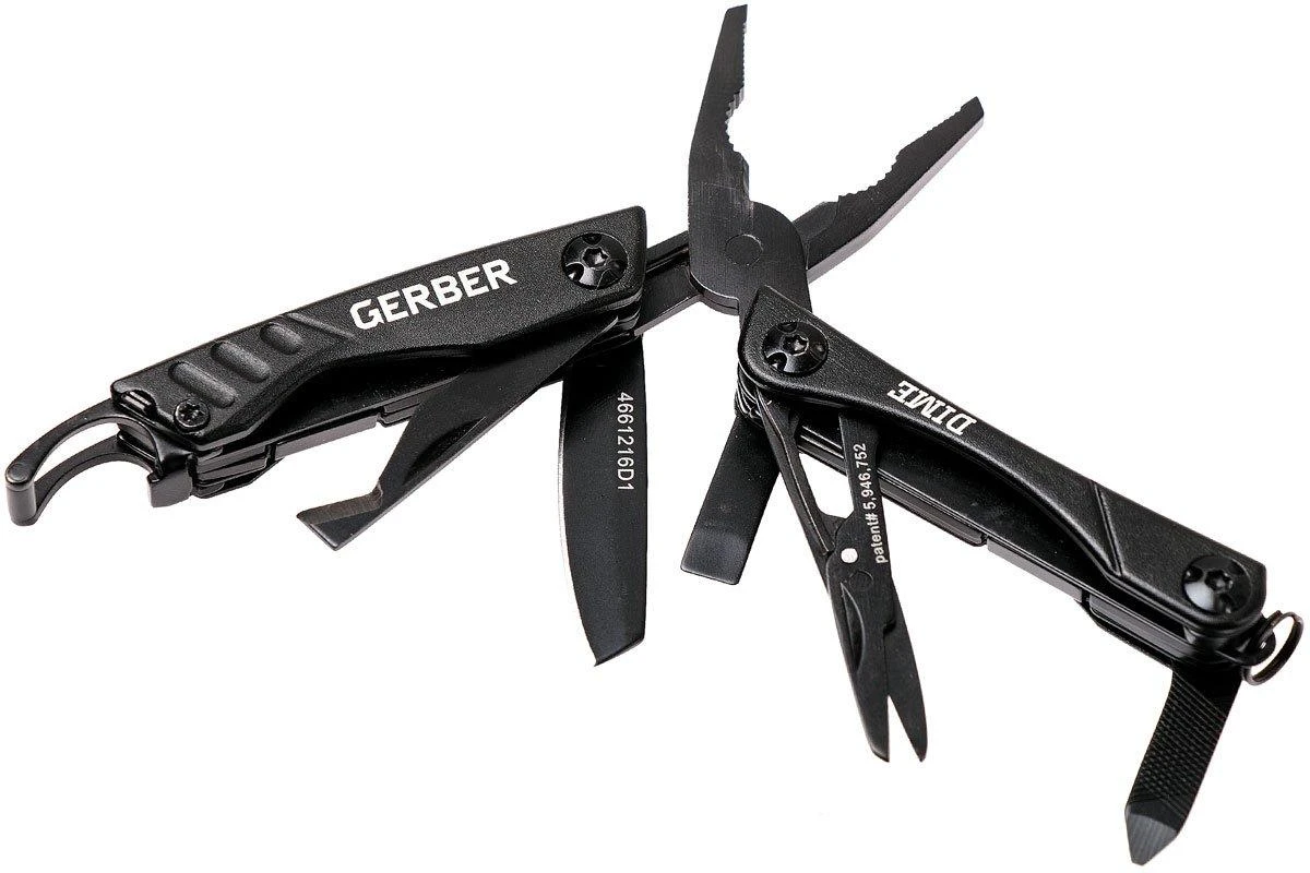 Gerber Dime Micro Pince Multifonction Noire, 30-000469 2 Gerber Dime Micro Pince Multifonction Noire, 30-000469 – Image 2