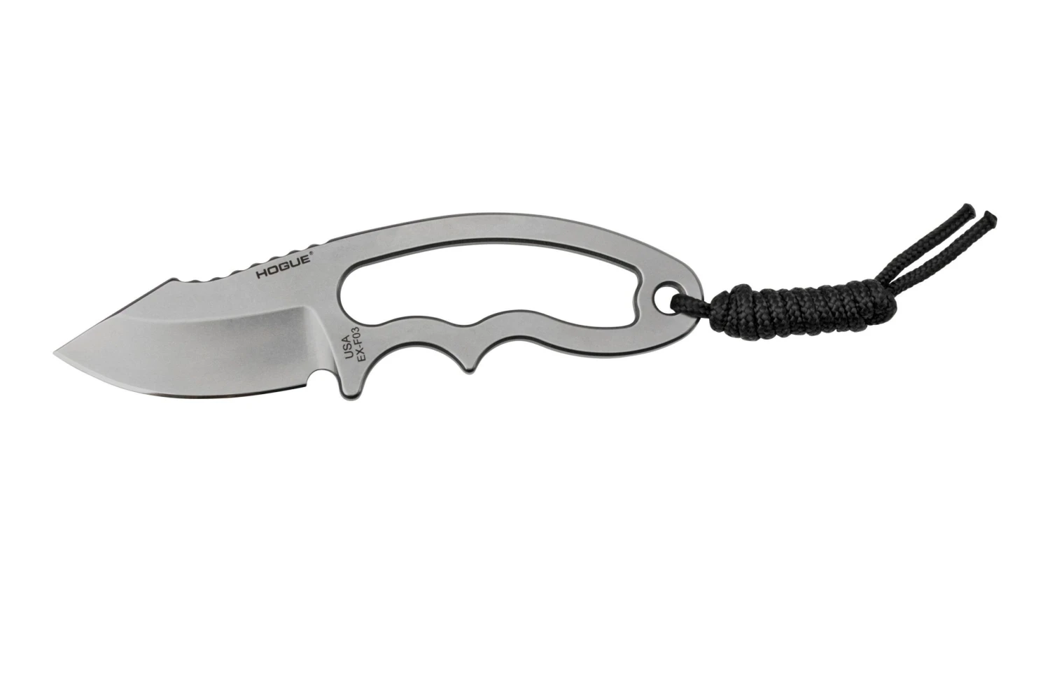 Hogue EX-F03 2.25" Clip Point Tumble Finish Neckknife 35370 2 Hogue EX-F03 2.25" Clip Point Tumble Finish Neckknife 35370 – Image 2