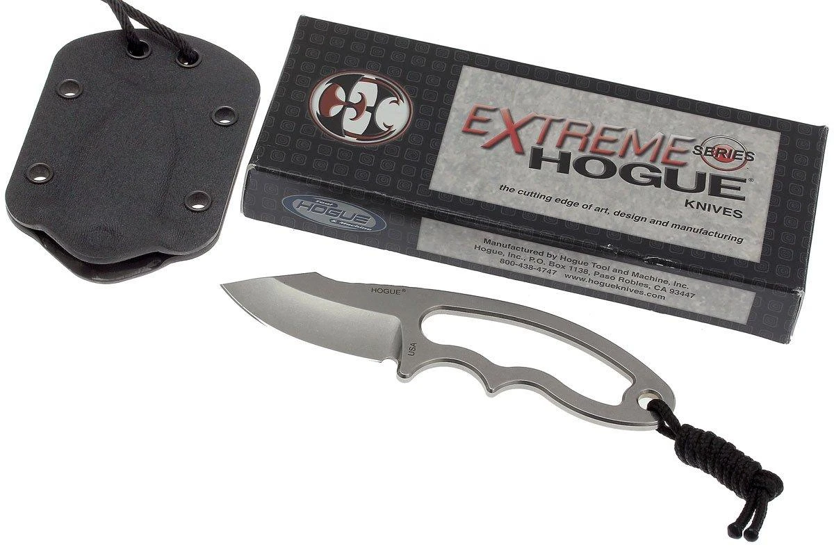 Hogue EX-F03 2.25" Clip Point Tumble Finish Neckknife 35370 14 Hogue EX-F03 2.25" Clip Point Tumble Finish Neckknife 35370 – Image 14
