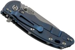 Rick Hinderer XM-18 3.5" Spanto 20CV, Battle Blue, Black G10 Couteau De Poche -Marché Couteaux Magasin HRK XM18 35 BK SPBB 03 rick hinderer knives