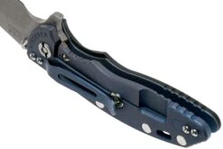 Rick Hinderer XM-18 3.5" Spanto 20CV, Battle Blue, Black G10 Couteau De Poche -Marché Couteaux Magasin HRK XM18 35 BK SPBB 05 rick hinderer knives