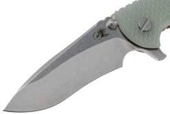 Rick Hinderer XM18 3.5” Recurve, CPM 20CV, Stonewash, Bronze, Translucent G10, Couteau De Poche -Marché Couteaux Magasin HRK XM18 35 RCSR T 03 rick hinderer knives