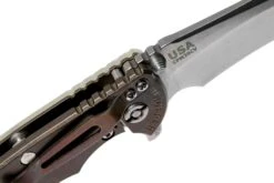 Rick Hinderer XM18 3.5” Recurve, CPM 20CV, Stonewash, Bronze, Translucent G10, Couteau De Poche -Marché Couteaux Magasin HRK XM18 35 RCSR T 06 rick hinderer knives