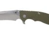 Rick Hinderer XM18 3.5” Recurve, CPM 20CV, Stonewash, OD Green G10, Couteau De Poche