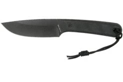 The James Brand The Hell Gap Black + Black Micarta Couteau Fixe
