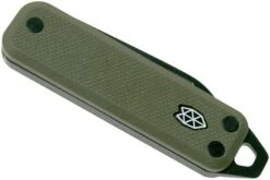The James Brand Elko Black + OD Green G10 KN117119-00 Couteau De Poche -Marché Couteaux Magasin JAKN117119 00 05 the james brand