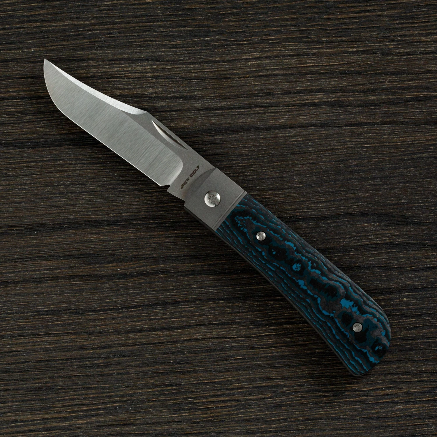 Jack Wolf Benny's Clip Fat Carbon Arctic Storm, BENNY-01-FCB, Couteau De Poche Slipjoint 1 Jack Wolf Benny's Clip Fat Carbon Arctic Storm, BENNY-01-FCB, Couteau De Poche Slipjoint