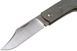 Jack Wolf Sharpshooter Jack, Black Canvas Micarta SHSH-MBK Couteau De Poche Slipjoint -Marché Couteaux Magasin JW SHSH MBK 05 jackwolf