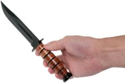 KA-BAR Short USMC Knife 1250, Leather Sheath -Marché Couteaux Magasin KA1250 06 ka bar