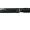 KA-BAR D2 Extreme Fighting Knife 1282, Serrated Blade, Kraton Handle, étui En Plastique