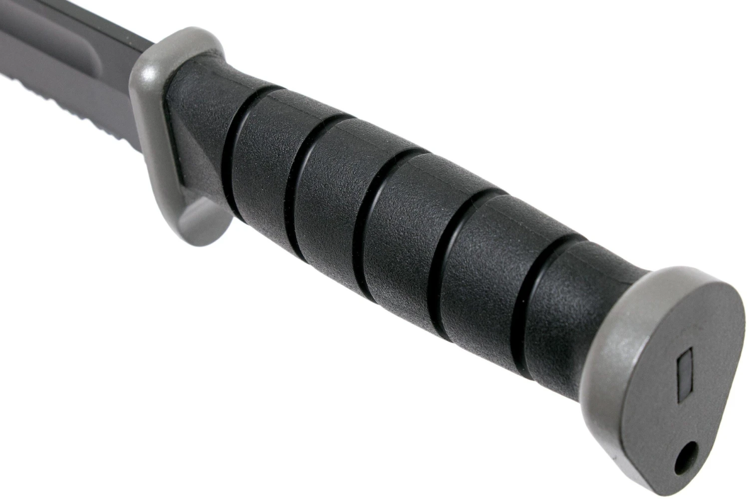 KA-BAR D2 Extreme Fighting Knife 1282, Serrated Blade, Kraton Handle, étui En Plastique 5 KA-BAR D2 Extreme Fighting Knife 1282, Serrated Blade, Kraton Handle, étui En Plastique – Image 5