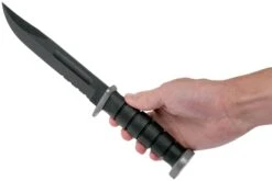 KA-BAR D2 Extreme Fighting Knife 1282, Serrated Blade, Kraton Handle, étui En Plastique 13 KA-BAR D2 Extreme Fighting Knife 1282, Serrated Blade, Kraton Handle, étui En Plastique -Marché Couteaux Magasin KA1282 06 ka bar