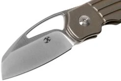 Kansept Goblin K2016A5 Titanium Grooves Couteau De Poche, Marshall Noble Design -Marché Couteaux Magasin KSK2016A5 03 kansept
