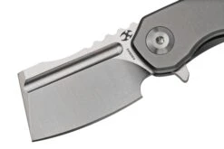 Kansept Mini Korvid K3030A2 Satin CPM-S35VN, Titanium Couteau De Poche, Justin Koch Design -Marché Couteaux Magasin KSK3030A2 03 kansept