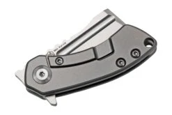 Kansept Mini Korvid K3030A2 Satin CPM-S35VN, Titanium Couteau De Poche, Justin Koch Design -Marché Couteaux Magasin KSK3030A2 04 kansept