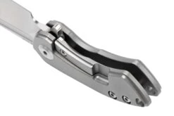 Kansept Mini Korvid K3030A2 Satin CPM-S35VN, Titanium Couteau De Poche, Justin Koch Design -Marché Couteaux Magasin KSK3030A2 06 kansept