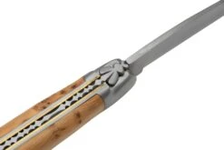 Forge De Laguiole Boraldes Edition 1212EINGE Mitres Satinées, Bois De Genévrier, Couteau De Poche -Marché Couteaux Magasin LA1212EINGE BOR 05 forgedelaguiole
