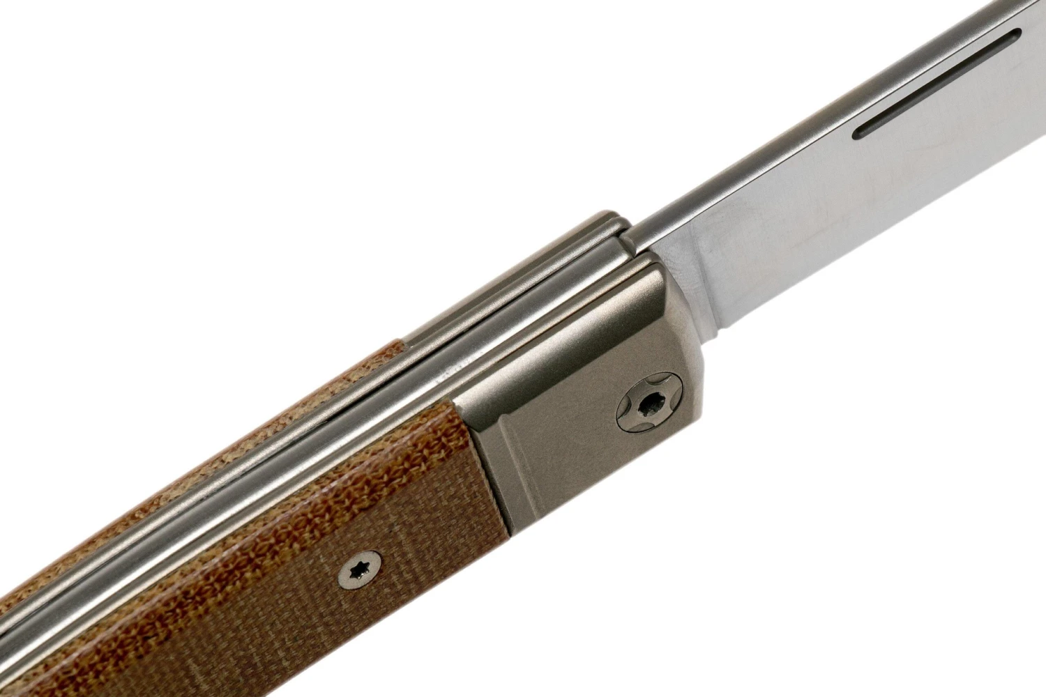 Lionsteel BestMan BM2 CVN Natural Canvas Micarta Couteau De Poche Slipjoint 6 Lionsteel BestMan BM2 CVN Natural Canvas Micarta Couteau De Poche Slipjoint – Image 6