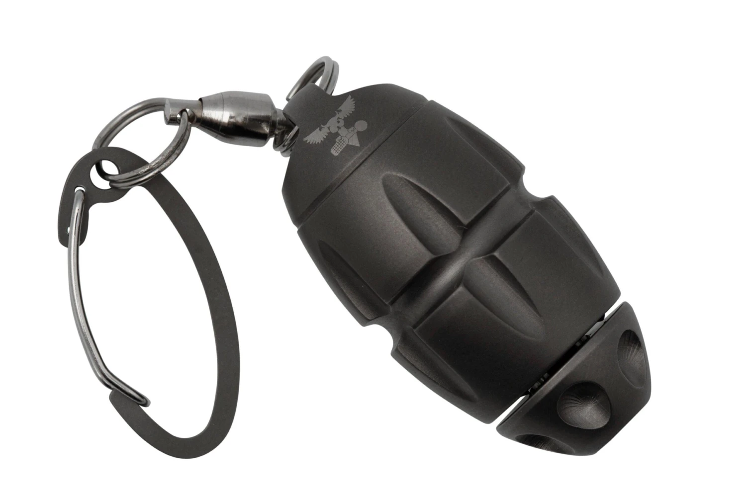 LionSteel Eggie Grey Titanium EG-GY Porte-clés, Set D'embouts Et Multitool 1 LionSteel Eggie Grey Titanium EG-GY Porte-clés, Set D'embouts Et Multitool