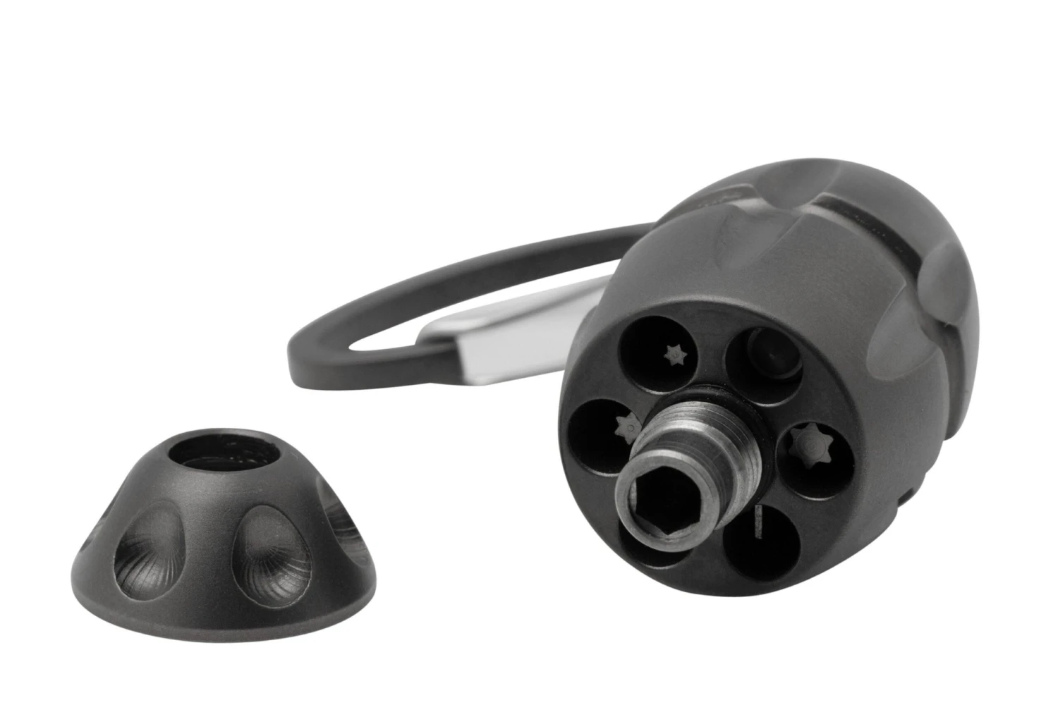 LionSteel Eggie Grey Titanium EG-GY Porte-clés, Set D'embouts Et Multitool 2 LionSteel Eggie Grey Titanium EG-GY Porte-clés, Set D'embouts Et Multitool – Image 2