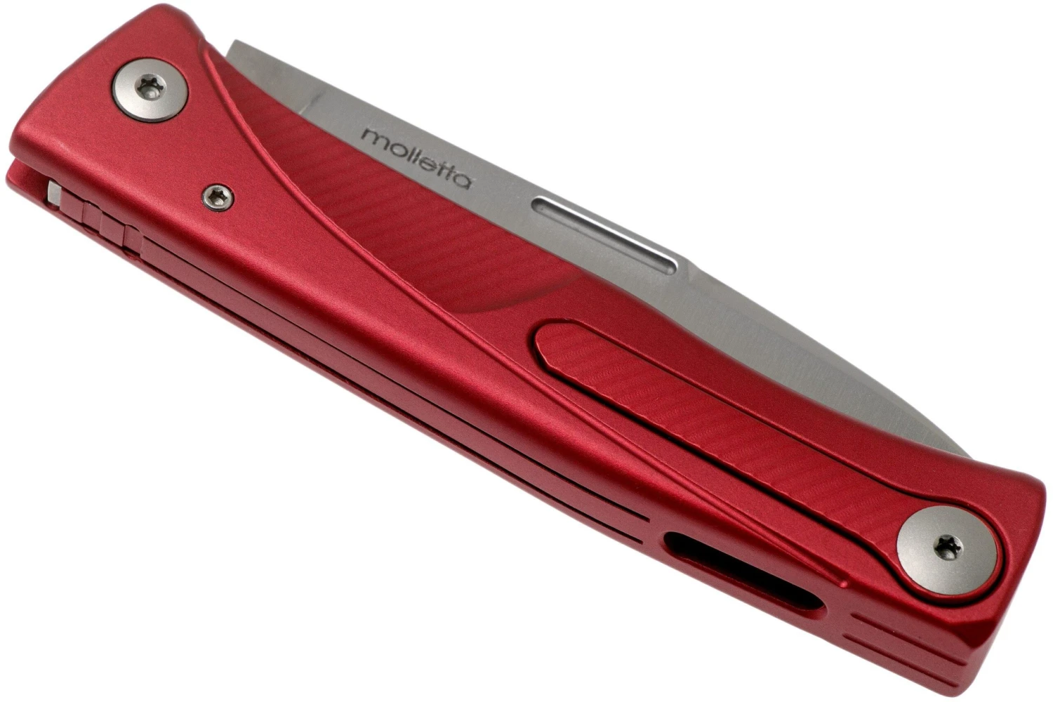 LionSteel Thrill Red Aluminum Couteau De Poche Intégral, Slipjoint 4 LionSteel Thrill Red Aluminum Couteau De Poche Intégral, Slipjoint – Image 4