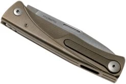 LionSteel Thrill Bronze Titanium Couteau De Poche Intégral, Slipjoint -Marché Couteaux Magasin LI TL BR 04 lionsteel