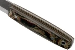 LT Wright Pronghorn, O1, Matte Python Micarta, Leather Sheath, Couteau De Bushcraft -Marché Couteaux Magasin LT PH PYM LS 05 lt wright