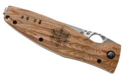 Mcusta MC-0182G Sengoku Toyotomi Hideyoshi SPG2, Yellow Pakkawood, Couteau De Gentleman -Marché Couteaux Magasin MC 0182G 06 mcusta