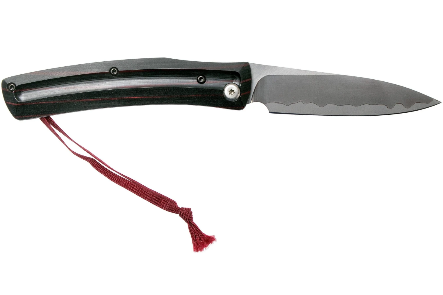 Mcusta MC-191C Friction Folder Black-Red Wood 2 Mcusta MC-191C Friction Folder Black-Red Wood – Image 2