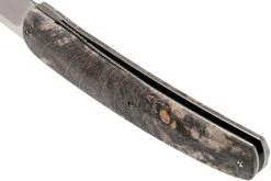 Maserin Gourmet Black Burl Couteau De Poche, 380/RN -Marché Couteaux Magasin ME 380 RN 05 maserin