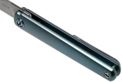 MKM Flame Drop FL01-TBSW Blue Titanium Couteau De Poche, Michael Zieba Design -Marché Couteaux Magasin MMK FL01 TBSW 07 mkm knives