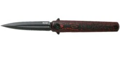 MKM Flame Dagger FL02-FCLTD Red Lava Carbon Fiber Couteau De Poche, Michael Zieba Design