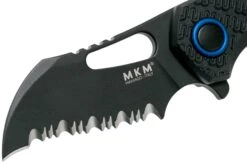 MKM Isonzo FX03-1PBK Hawkbill Serrated Black FRN Couteau De Poche, Jesper Voxnaes Design -Marché Couteaux Magasin MMK FX03 1PBK 03 mkm knives