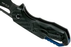 MKM Isonzo FX03-1PBK Hawkbill Serrated Black FRN Couteau De Poche, Jesper Voxnaes Design -Marché Couteaux Magasin MMK FX03 1PBK 05 mkm knives