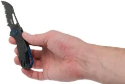 MKM Isonzo FX03-1PBK Hawkbill Serrated Black FRN Couteau De Poche, Jesper Voxnaes Design -Marché Couteaux Magasin MMK FX03 1PBK 08 mkm knives