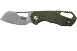 MKM Isonzo FX03-2PGR Cleaver Green FRN Couteau De Poche, Jesper Voxnaes Design