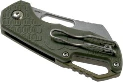 MKM Isonzo FX03-2PGR Cleaver Green FRN Couteau De Poche, Jesper Voxnaes Design -Marché Couteaux Magasin MMK FX03 2PGR 04 mkm knives