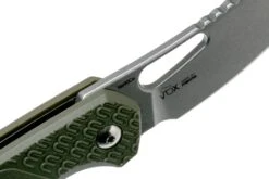 MKM Isonzo FX03-2PGR Cleaver Green FRN Couteau De Poche, Jesper Voxnaes Design -Marché Couteaux Magasin MMK FX03 2PGR 06 mkm knives