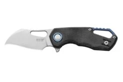 MKM Isonzo FX03M-1BC Hawkbill M390, Black Canvas Micarta, Couteau De Poche, Jesper Voxnaes Design