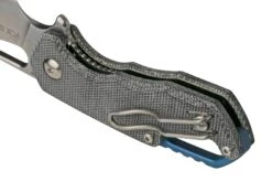 MKM Isonzo FX03M-1BC Hawkbill M390, Black Canvas Micarta, Couteau De Poche, Jesper Voxnaes Design -Marché Couteaux Magasin MMK FX03M 1BC 08 mkm