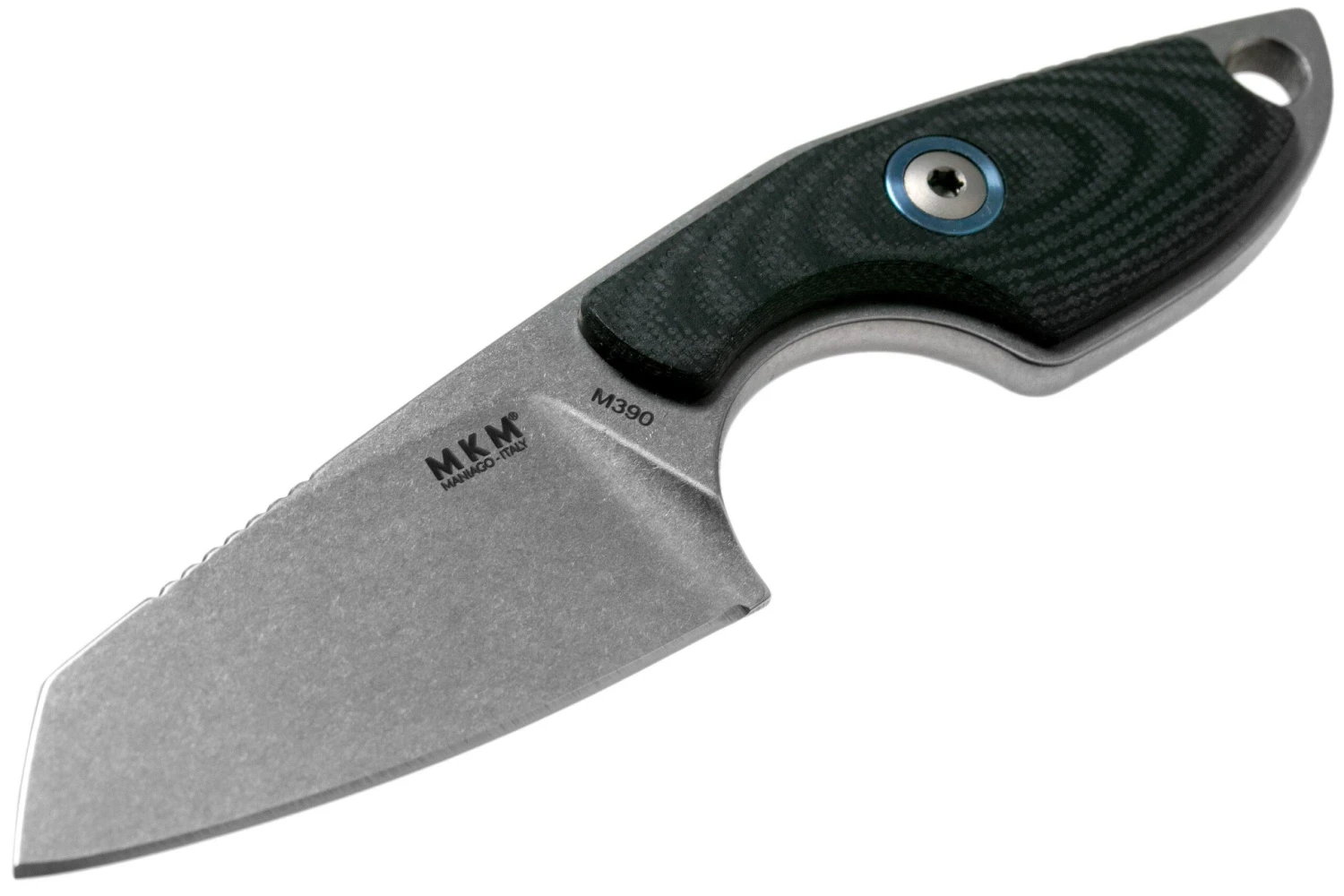 MKM Mikro 2 Wharncliffe, Stonewashed Black G10 Couteau De Cou, Jesper Voxnaes Design 3 MKM Mikro 2 Wharncliffe, Stonewashed Black G10 Couteau De Cou, Jesper Voxnaes Design – Image 3