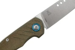 MKM Root RT-GC Satin Green Canvas Micarta, Couteau De Poche, Jens Anso Design -Marché Couteaux Magasin MMK RT GC 05 mkm