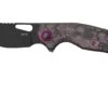 MKM Vincent VCV-CPD Black PVD VANAX, Purple Haze Carbon Fiber, Purple Aluminum, Couteau De Poche, Jesper Voxnaes Design