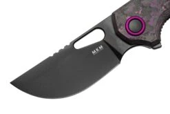 MKM Vincent VCV-CPD Black PVD VANAX, Purple Haze Carbon Fiber, Purple Aluminum, Couteau De Poche, Jesper Voxnaes Design -Marché Couteaux Magasin MMK VCV CPD 03 mkm